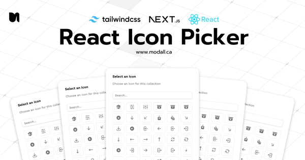 Modall: React Icon Picker