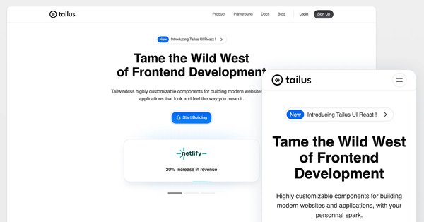 Ada - Free Tailwind CSS Landing Page