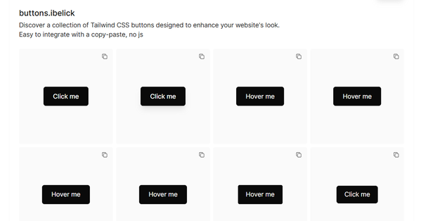 Ibelick - Tailwind CSS Button Collection