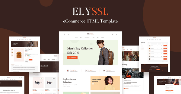 Elyssi - Tailwind eCommerce Template 