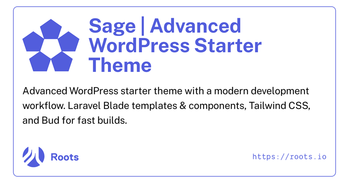 Sage - Wordpress Starter Theme