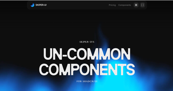 Skiper UI - Un-common Components 
