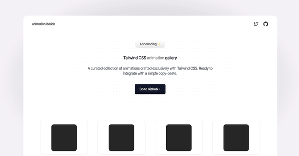 Ibelick - Tailwind CSS Animation