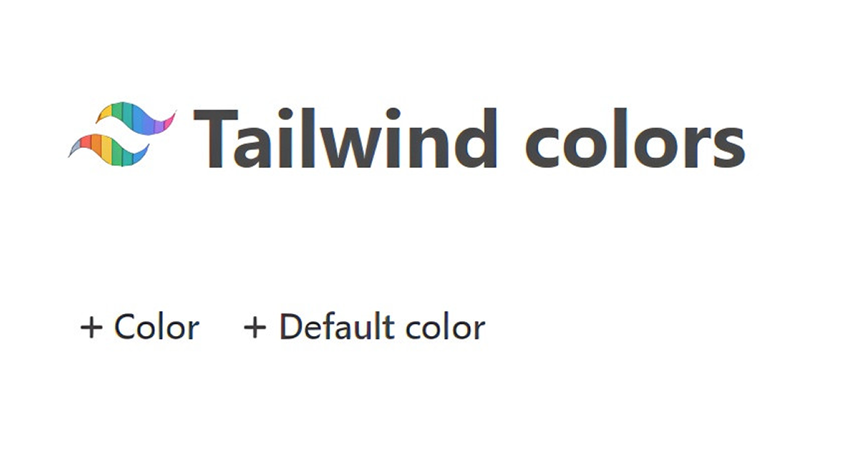 Tailwind CSS Colors | All UtilityCSS