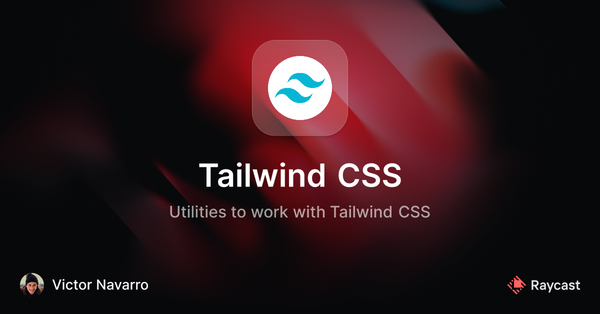 Tailwind CSS Raycast Extension