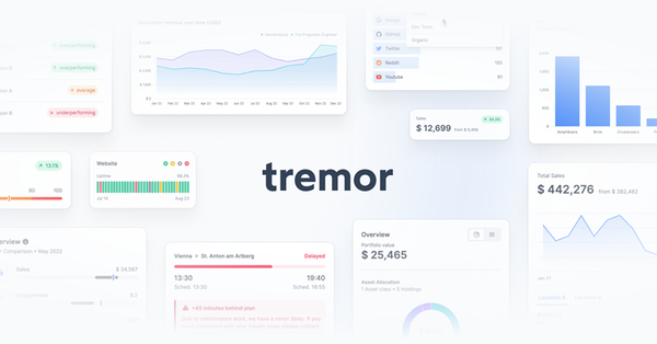Tremor - UI Components for Charts