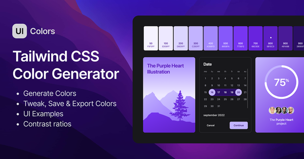 UI Colors - Tailwind CSS Color Generator
