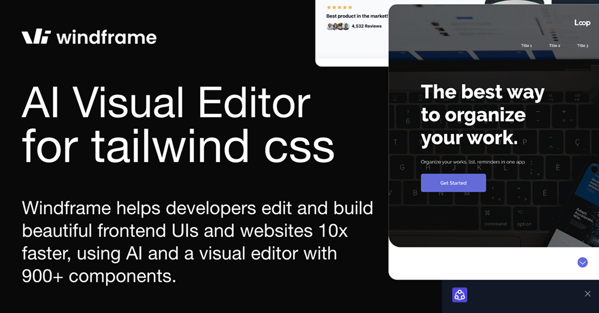 Windframe - Tailwind CSS page builder