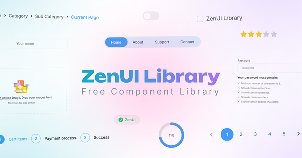 ZenUI Library - Component Library